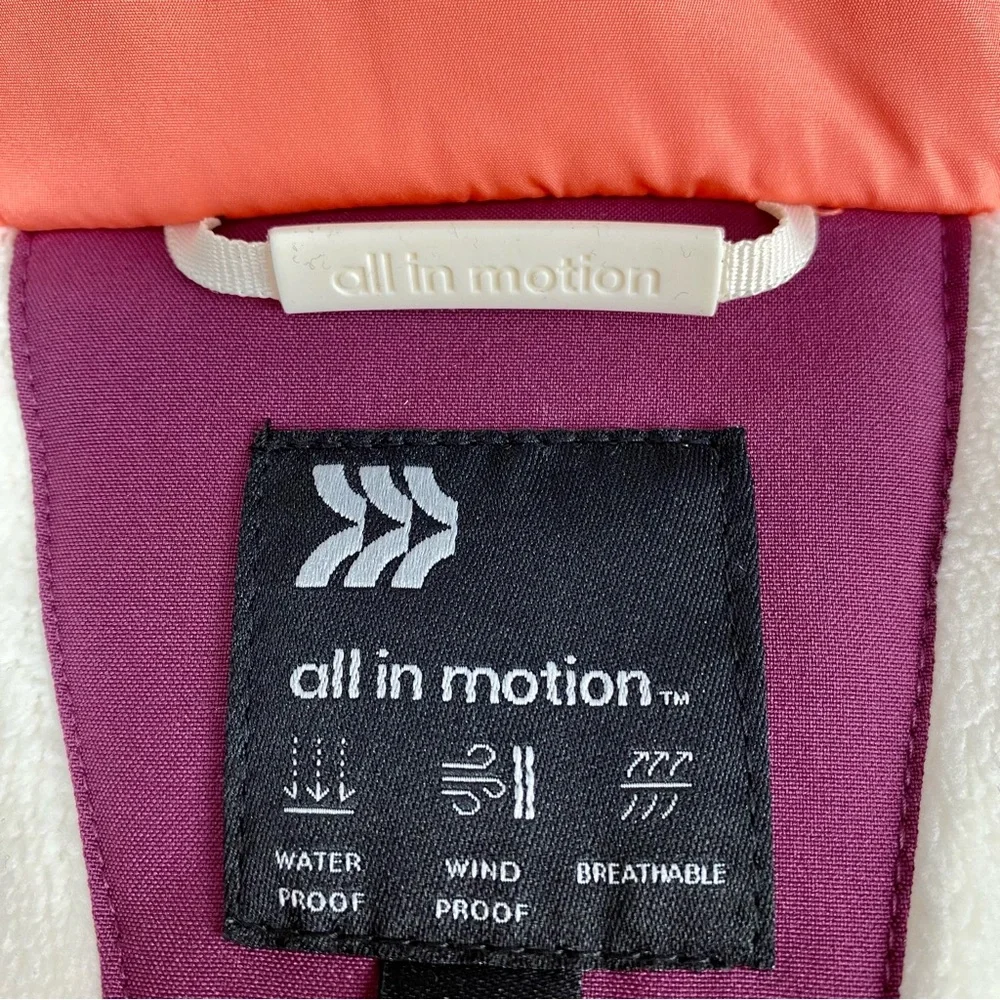 NWT All in Motion Snow Sport Jacket 3M Thinsulate Warm Winter Coat Waterproof - Picture 10 of 10